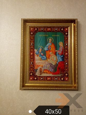 Продается картина, вышитая бисером Магадан - изображение 1